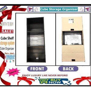✅ CUBE Premium ➕🆒 ORGANIZER SHELF Cabinet Section STORAGE SYSTEM 💸BUY NOW‼️🟢